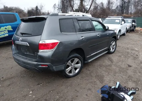 2012 Toyota Highlander Limited V6 из США, поврежденный, VIN 5TDDK3EH8CS101848